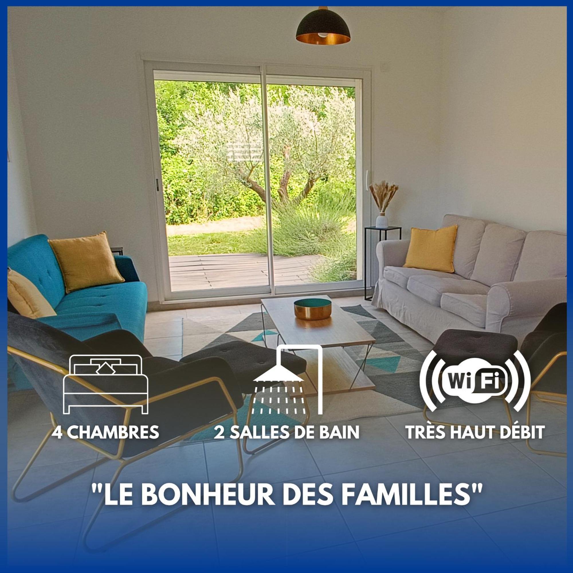 La Villa Lyne - Villa Moderne 4 Chambres 8 Personnes Clim Lèzan 外观 照片